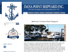 Tablet Screenshot of danapoint-shipyard.com